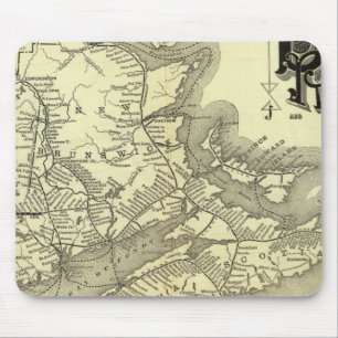 Map Boston and Maine Railroad 2 Mouse Pad