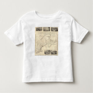 Map Boston and Maine Railroad Toddler T-Shirt