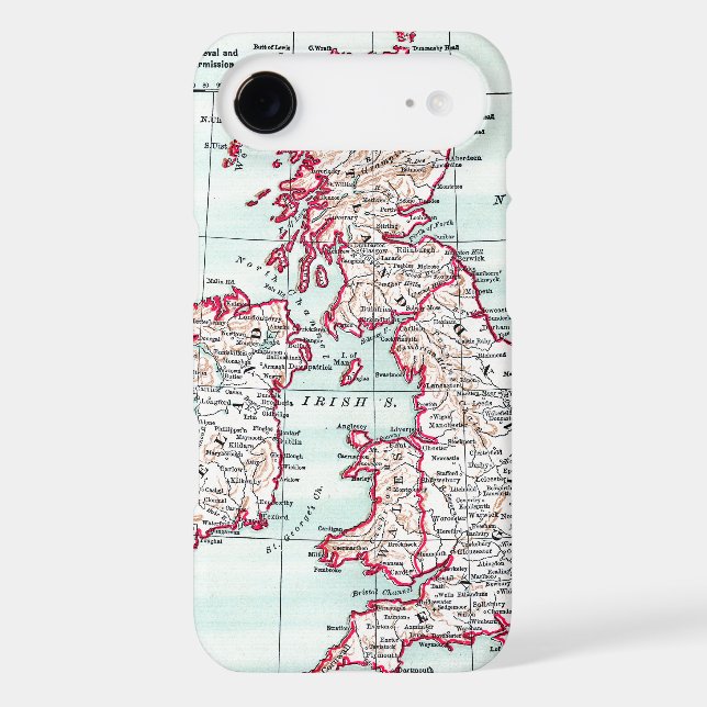 MAP: BRITISH ISLES, c1890 Case-Mate Samsung Galaxy Case (Back)