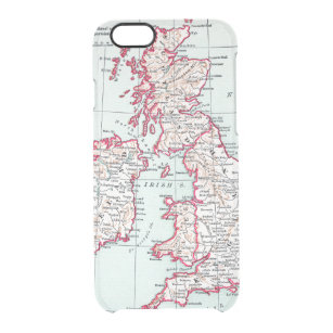 MAP: BRITISH ISLES, c1890 Clear iPhone 6/6S Case