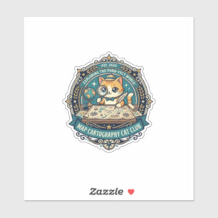 Map Cartography Cat Funny Cat Lover Design - Map C