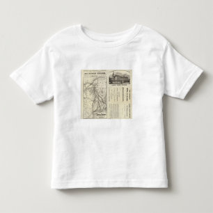 Map Central Vermont Railroad Toddler T-Shirt