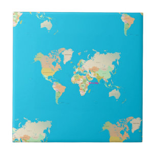 map ceramic tile