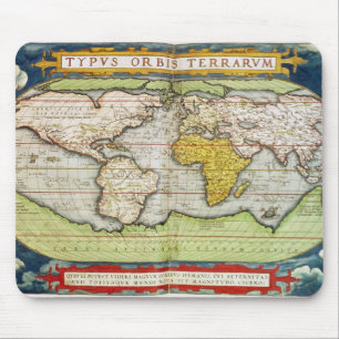 Map charting Sir Francis Drake's Mouse Pad