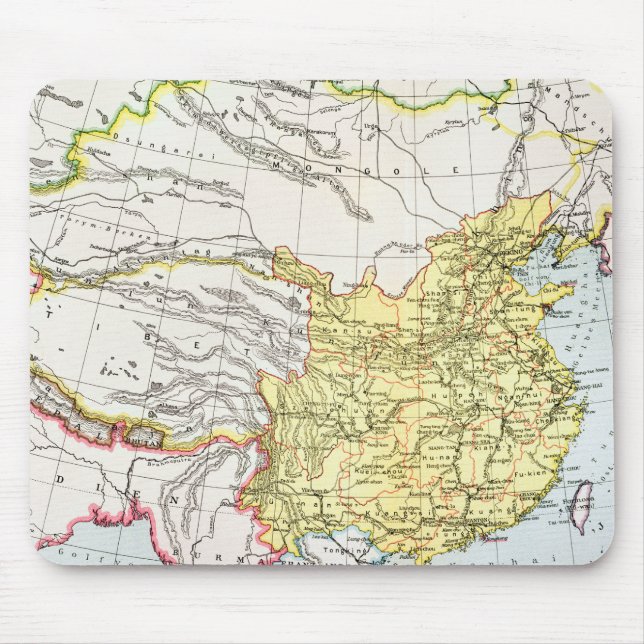MAP: CHINA, 1910 MOUSE PAD (Front)