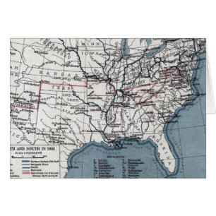 MAP: CIVIL WAR, 1861