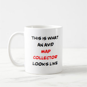 map collector, avid coffee mug
