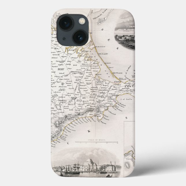 MAP: CRIMEA, c1855 Case-Mate iPhone Case (Back)