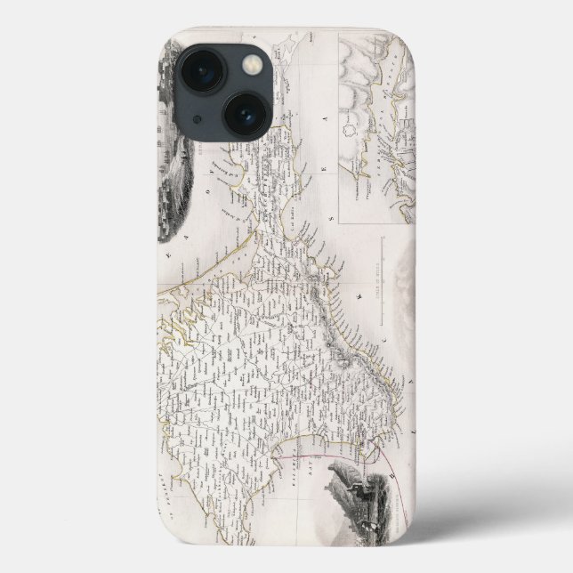MAP: CRIMEA, c1855 Case-Mate iPhone Case (Back)