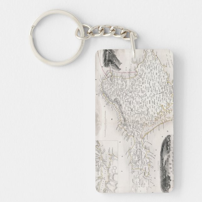 MAP: CRIMEA, c1855 Key Ring (Front)
