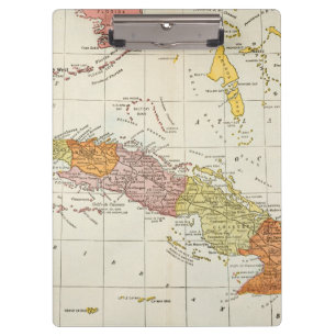 MAP: CUBA, 1900 CLIPBOARD