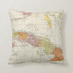MAP: CUBA, 1900 CUSHION
