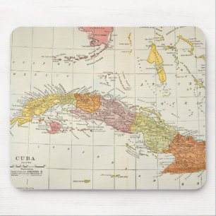 MAP: CUBA, 1900 MOUSE PAD