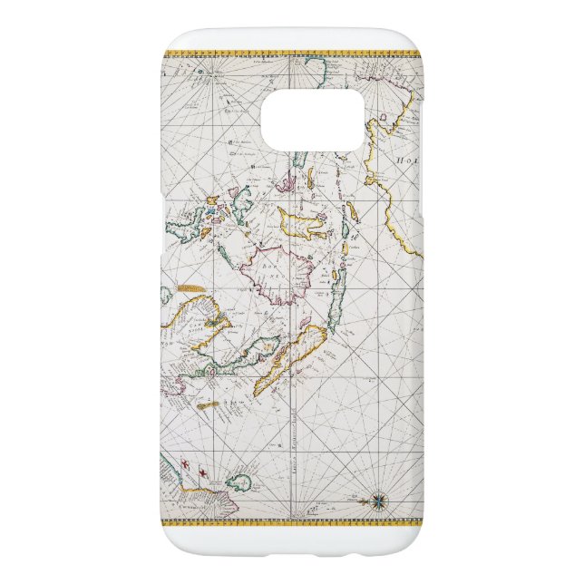 MAP: EAST INDIES, 1670 Case-Mate SAMSUNG GALAXY CASE (Back)