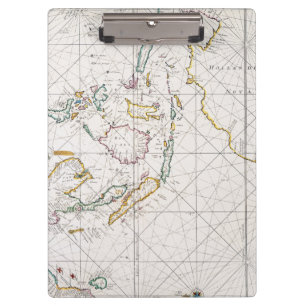 MAP: EAST INDIES, 1670 CLIPBOARD