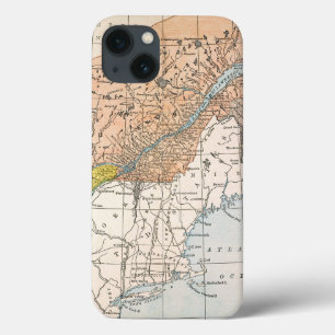 MAP: EASTERN CANADA iPhone 13 CASE