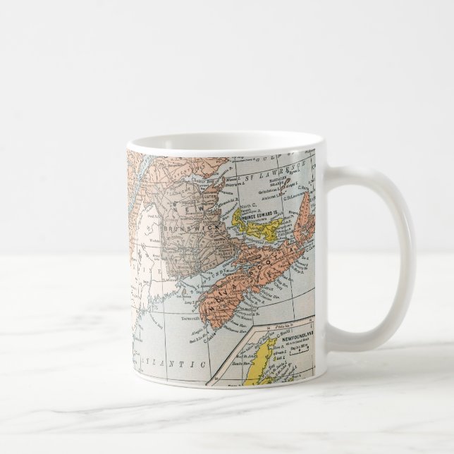 MAP: EASTERN CANADA COFFEE MUG (Right)