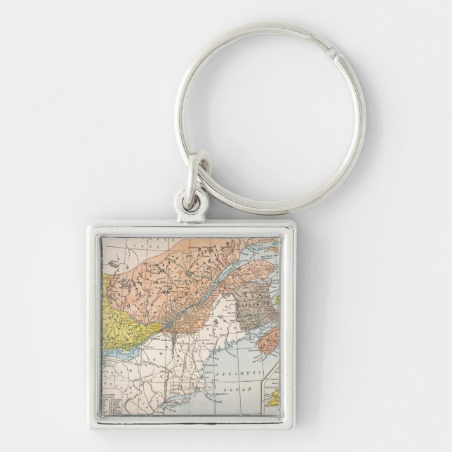 MAP: EASTERN CANADA KEY RING (Front)