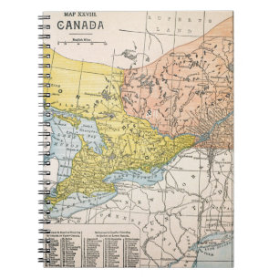 MAP: EASTERN CANADA NOTEBOOK