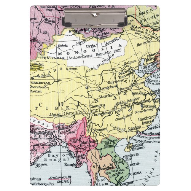 MAP: EUROPE IN ASIA CLIPBOARD (Front)