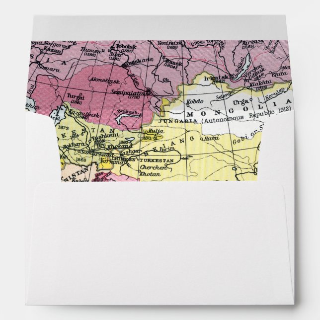 MAP: EUROPE IN ASIA ENVELOPE (Back (Bottom))