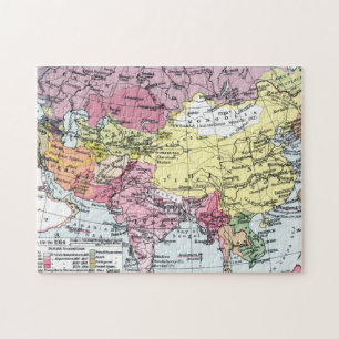 MAP: EUROPE IN ASIA JIGSAW PUZZLE