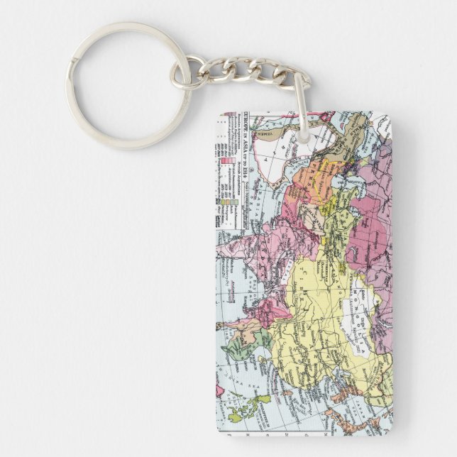 MAP: EUROPE IN ASIA KEY RING (Front)