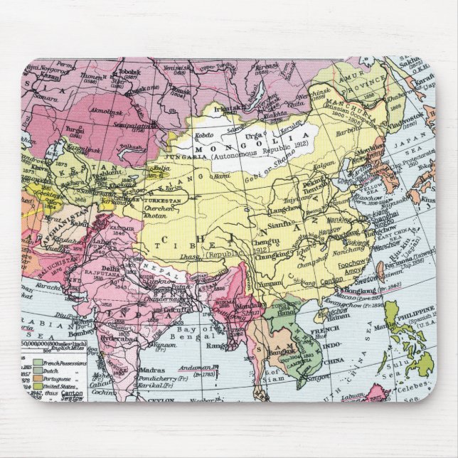MAP: EUROPE IN ASIA MOUSE PAD (Front)