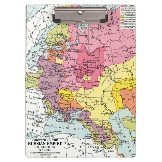 MAP: EXPANSION OF RUSSIA CLIPBOARD (Front)