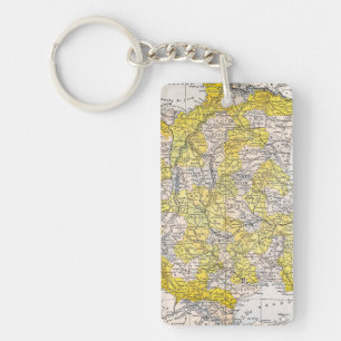 MAP: FRANCE KEY RING