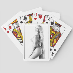 Map game , Naked woman 3/4 view Playing Cards
