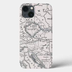 MAP: GERMANY AND AUSTRIA iPhone 13 CASE