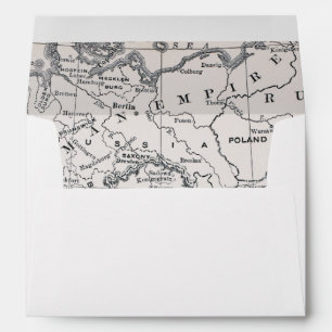 MAP: GERMANY AND AUSTRIA ENVELOPE