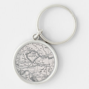 MAP: GERMANY AND AUSTRIA KEY RING