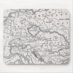 MAP: GERMANY AND AUSTRIA MOUSE PAD