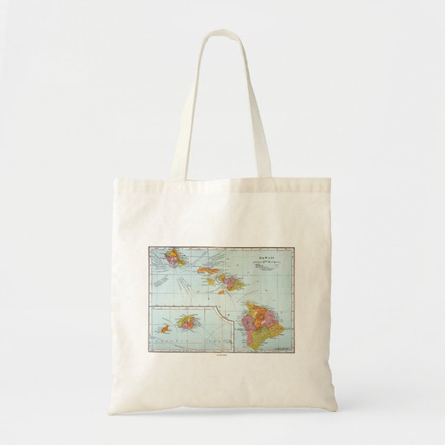 Map: Hawaii, 1905 Tote Bag (Front)