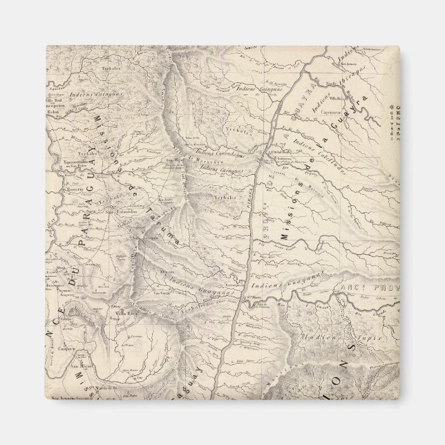 Map hist, Prov Missions, Jesuit institution Magnet (Front)