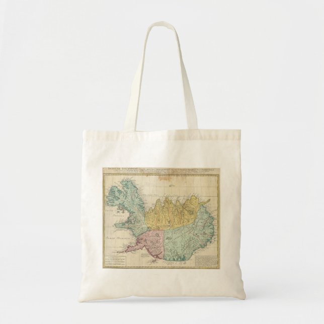 Map - Iceland Tote Bag (Front)