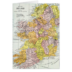 MAP: IRELAND, c1890