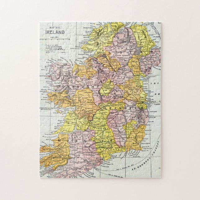 MAP: IRELAND, c1890 Jigsaw Puzzle (Vertical)