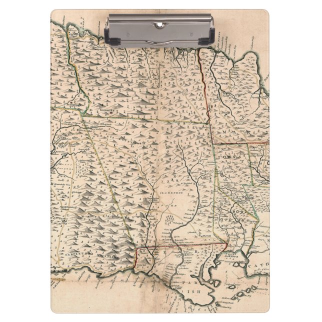MAP: JAMAICA, 1755 2 CLIPBOARD (Front)