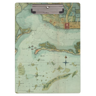 MAP: JAMAICA, 1756 CLIPBOARD