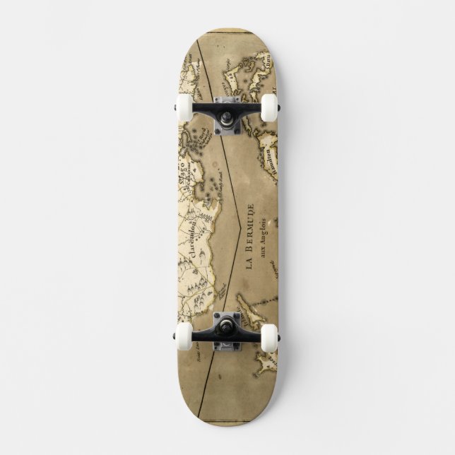 MAP: JAMAICA, 1767 SKATEBOARD (Front)