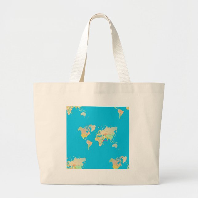 map large tote bag (Front)