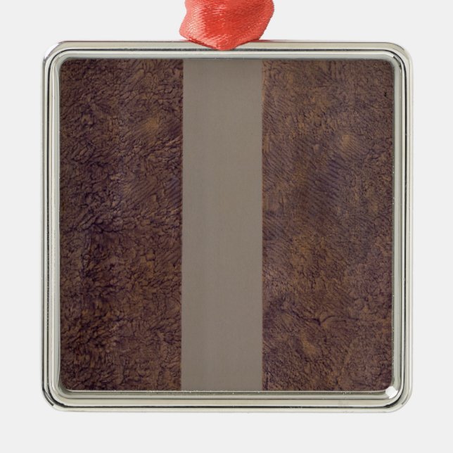 Map Metal Tree Decoration (Front)