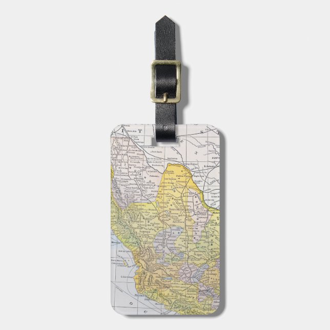 MAP: MEXICO LUGGAGE TAG (Front Vertical)