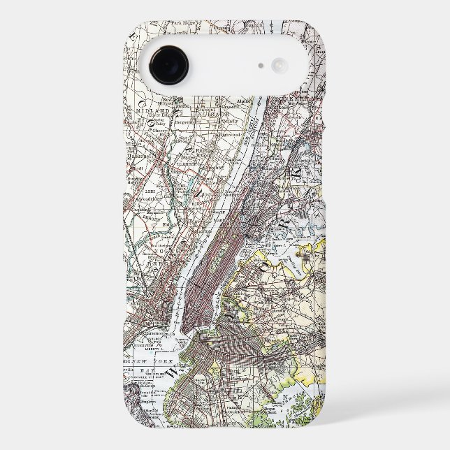 Map: New York Area, 1906 Case-Mate Samsung Galaxy Case (Back)