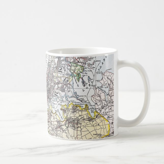 Map: New York Area, 1906 Coffee Mug (Right)