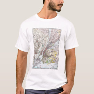 Map: New York Area, 1906 T-Shirt