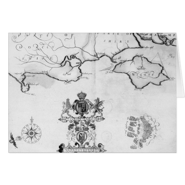 Map No.7 showing the route of the Armada fleet (Front Horizontal)